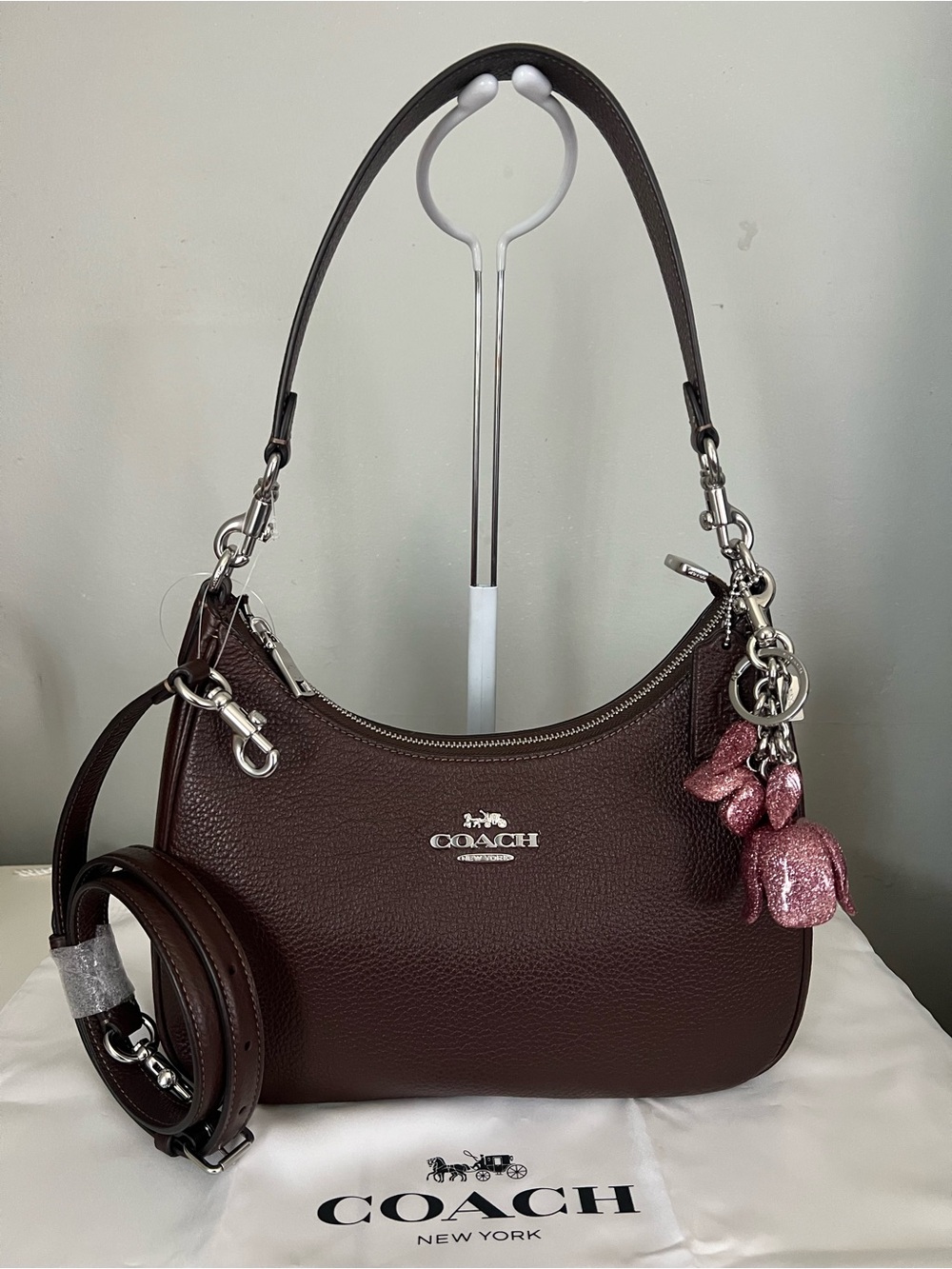 COACH Teri Hobo Bag in Maple Color - Picture 2 of 10